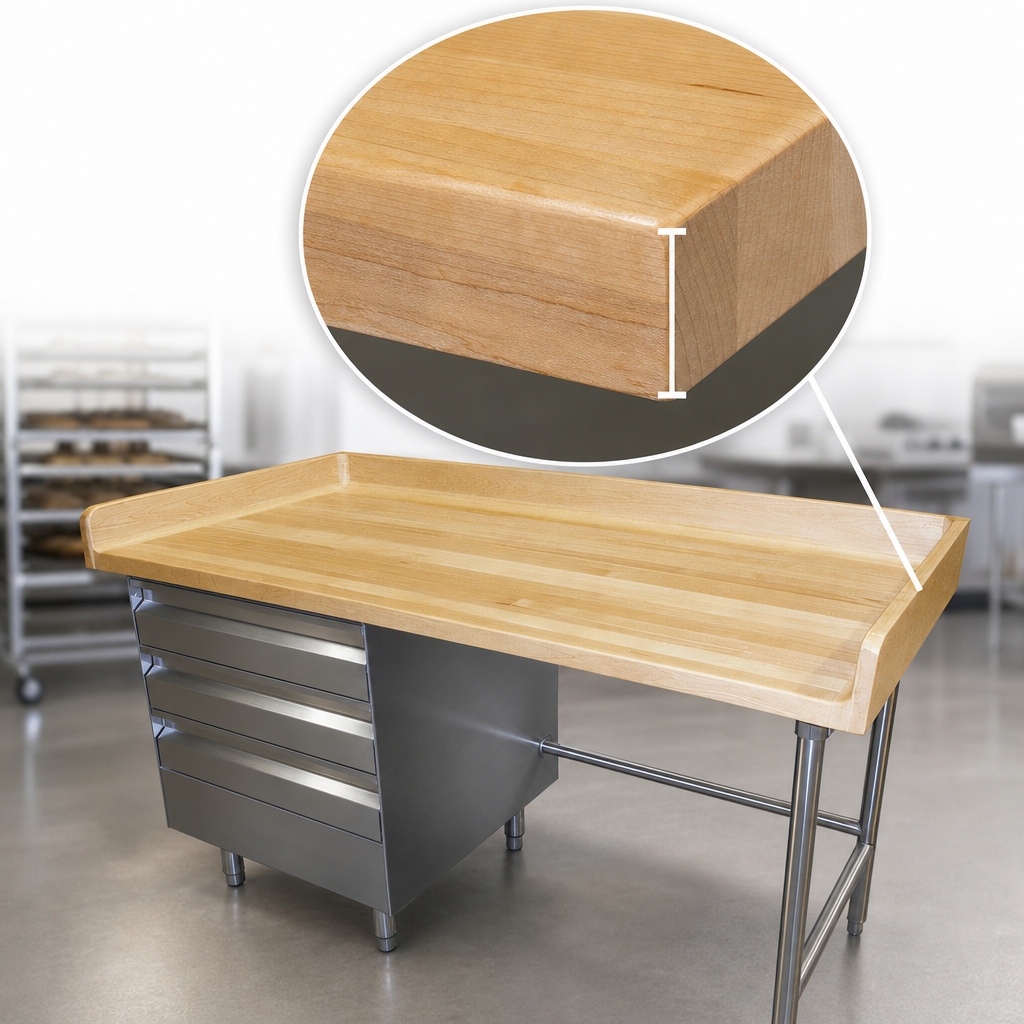 1-3/4-Inch Thick Wood Top