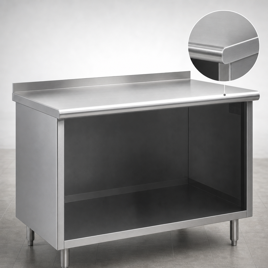 14-Gauge Stainless Steel Top