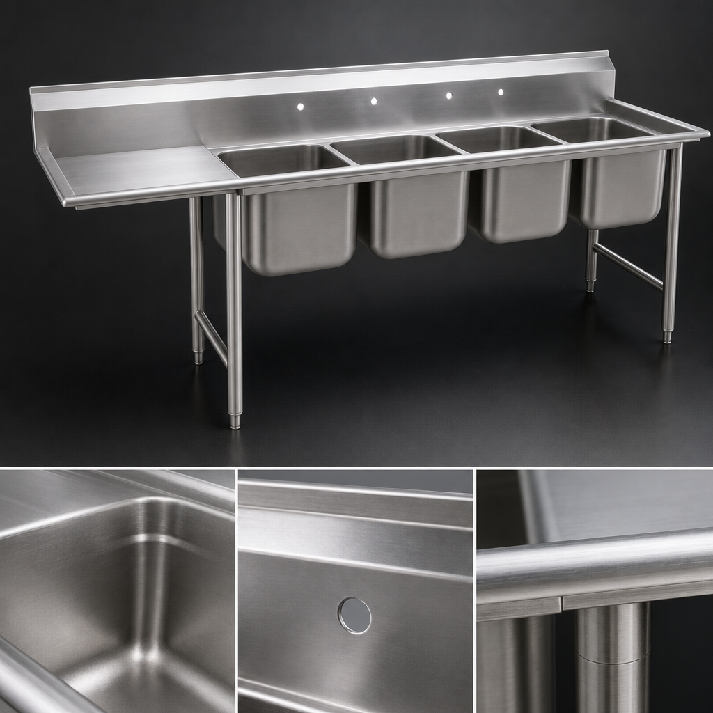 Heavy Gauge Stainless Steel Construction