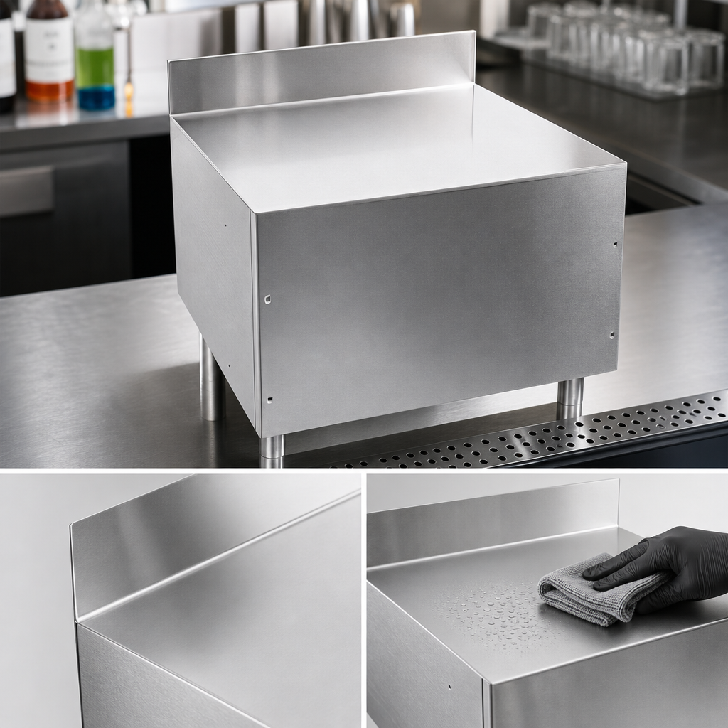 One-Piece Seamless Top and Backsplash