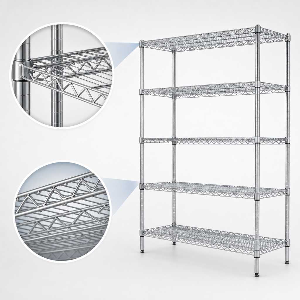 Patented QuadTruss® Shelves