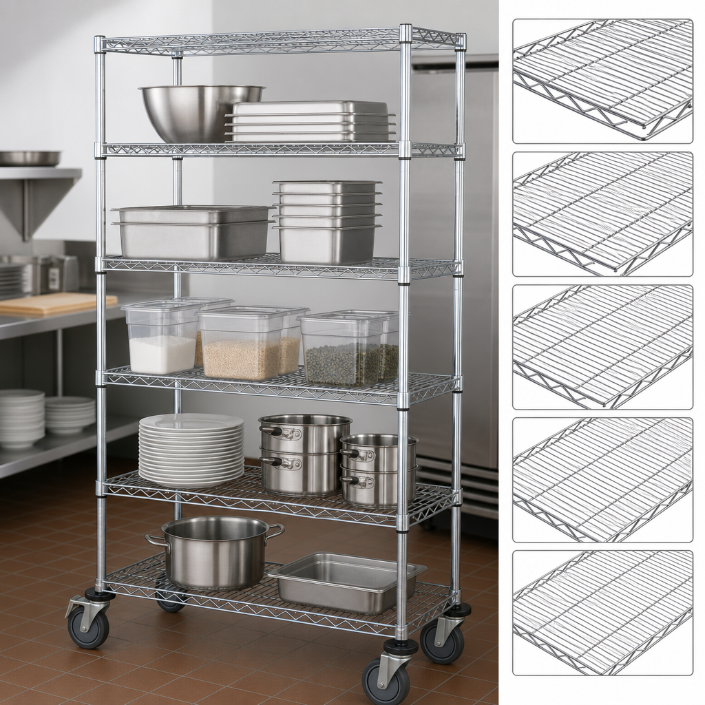 Five Wire Shelves
