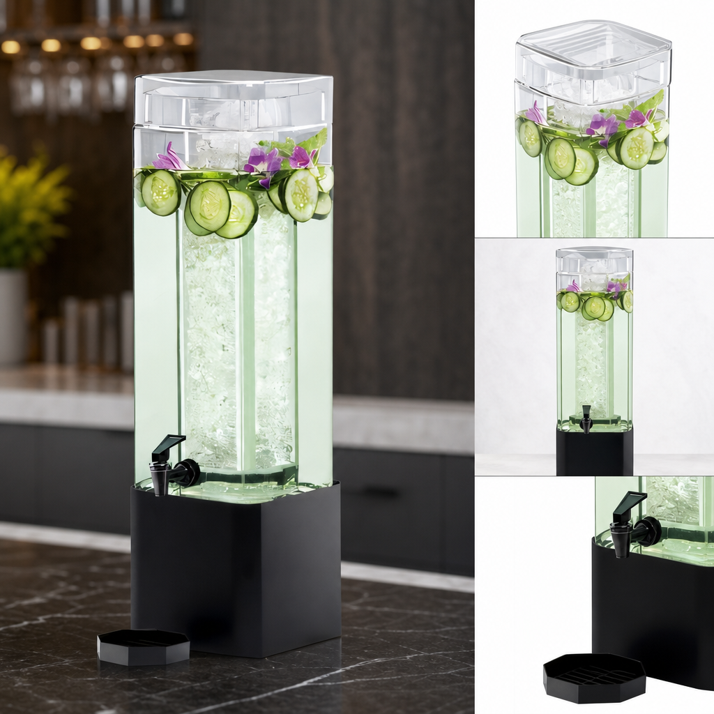 Square Glass Container