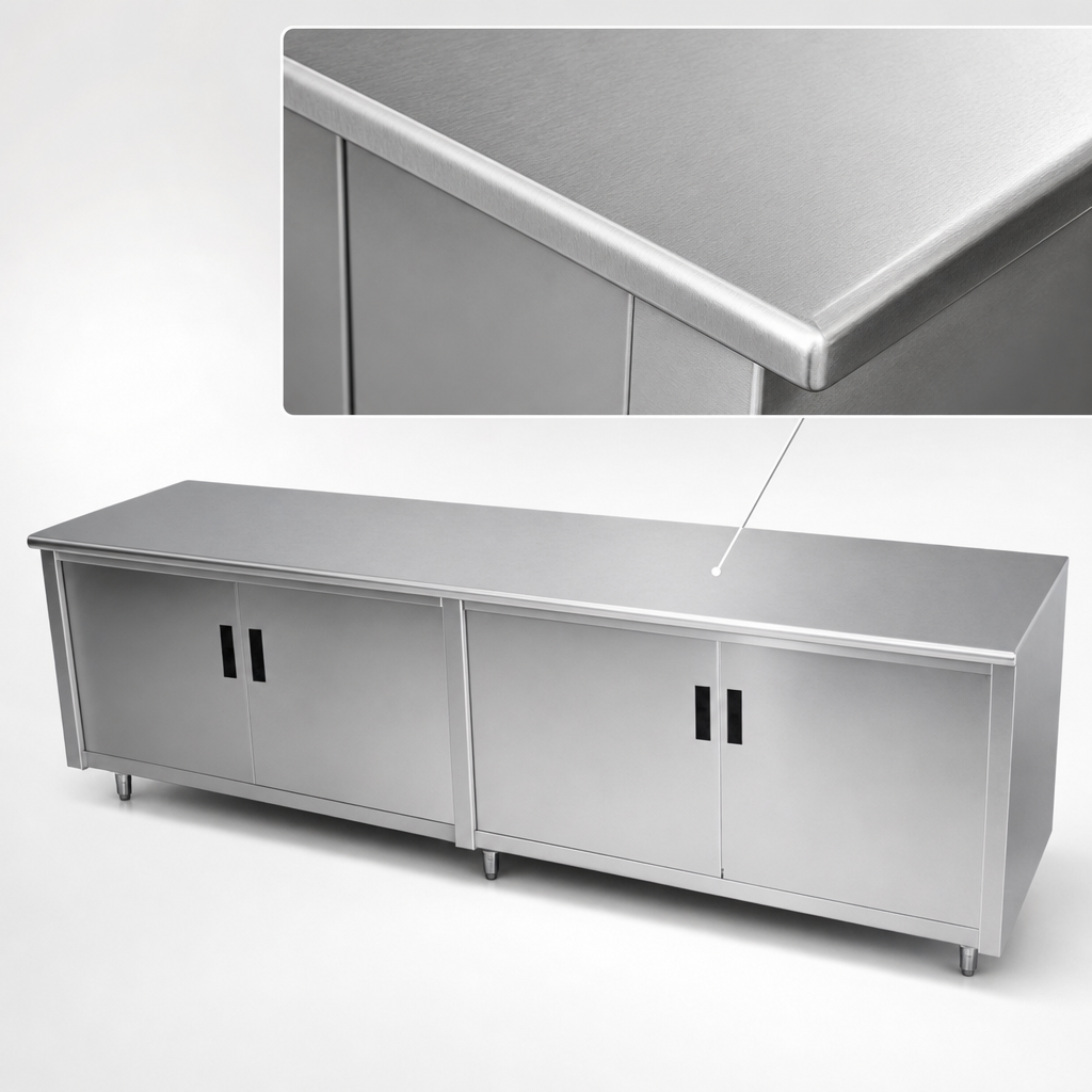 14-Gauge 304 Stainless Steel Top