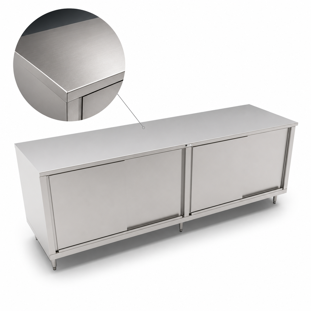 14-Gauge Stainless Steel Top