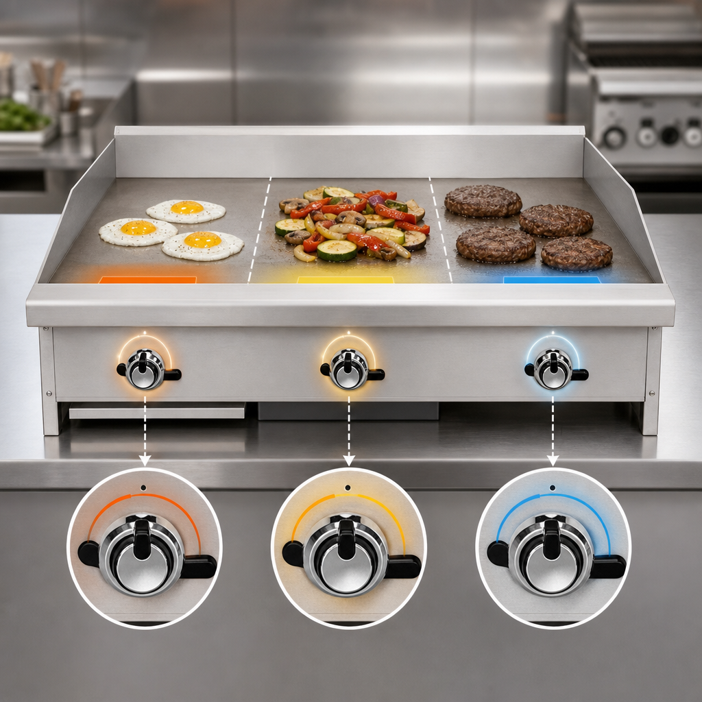 Thermostat Controls Per Burner