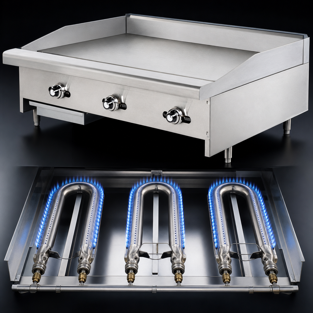 High-Output U-Shaped Burners