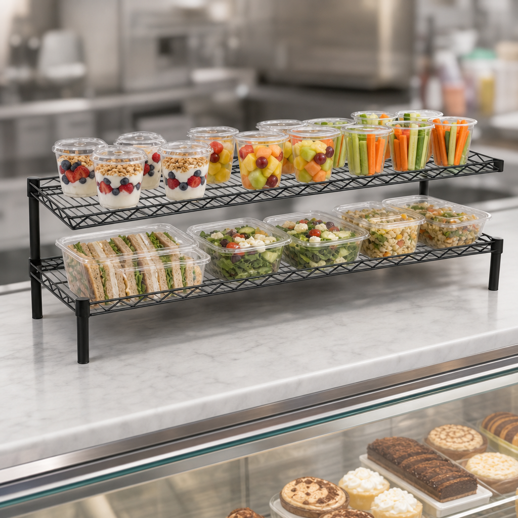 Two-Tier Display Configuration