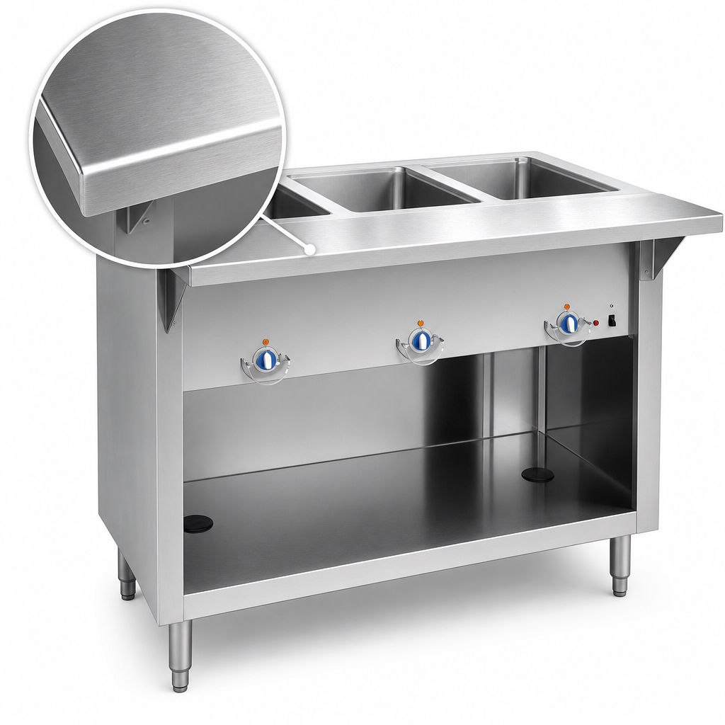 Stainless Steel Top Construction