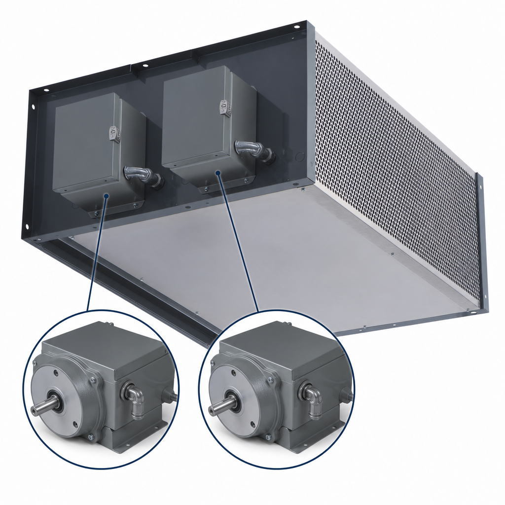 Dual 1 HP Direct-Drive Motors