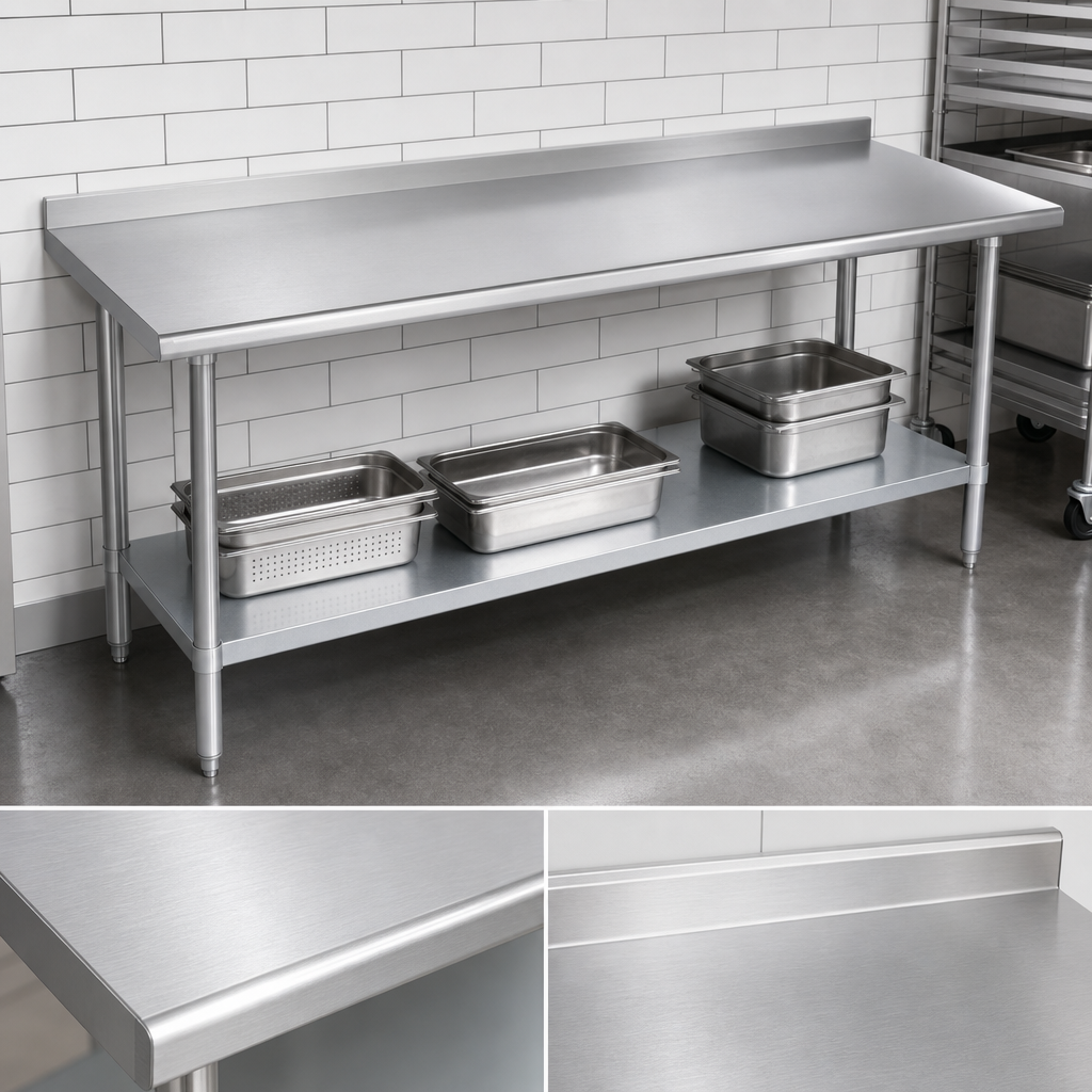16-Gauge 400 Series Stainless Steel Top