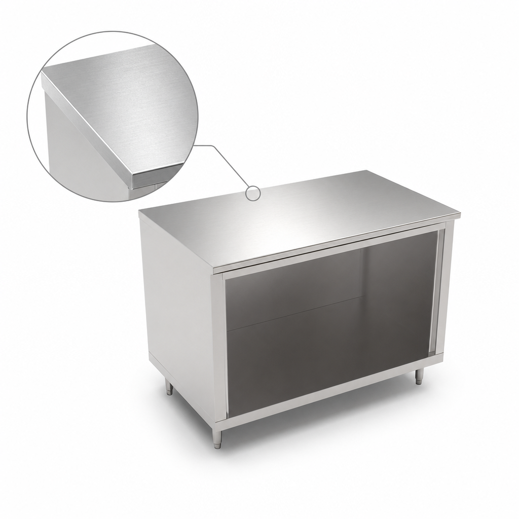 16-Gauge Stainless Steel Top