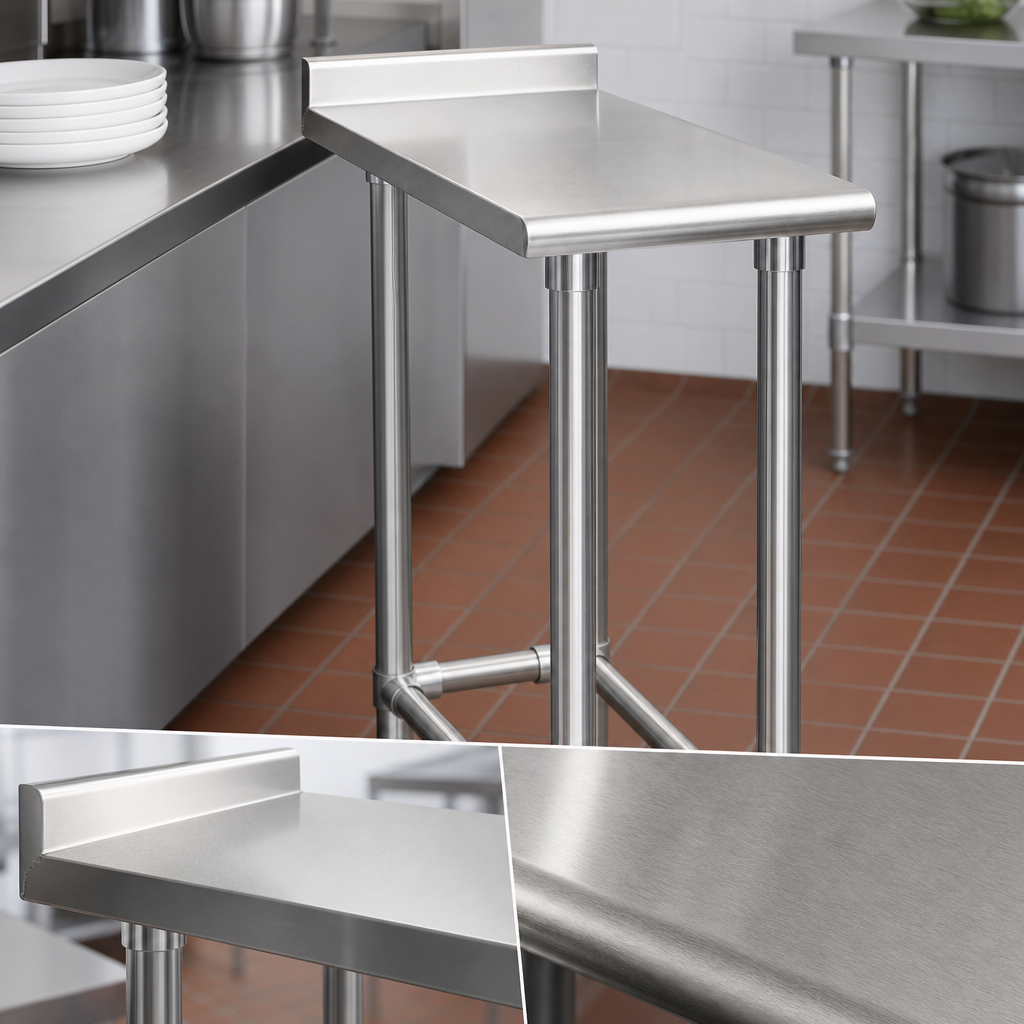 14-Gauge 304 Stainless Steel Top