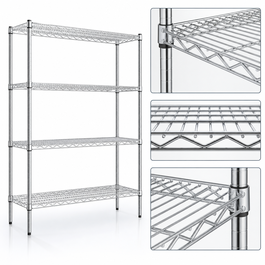 Patented QuadTruss® Shelf Design