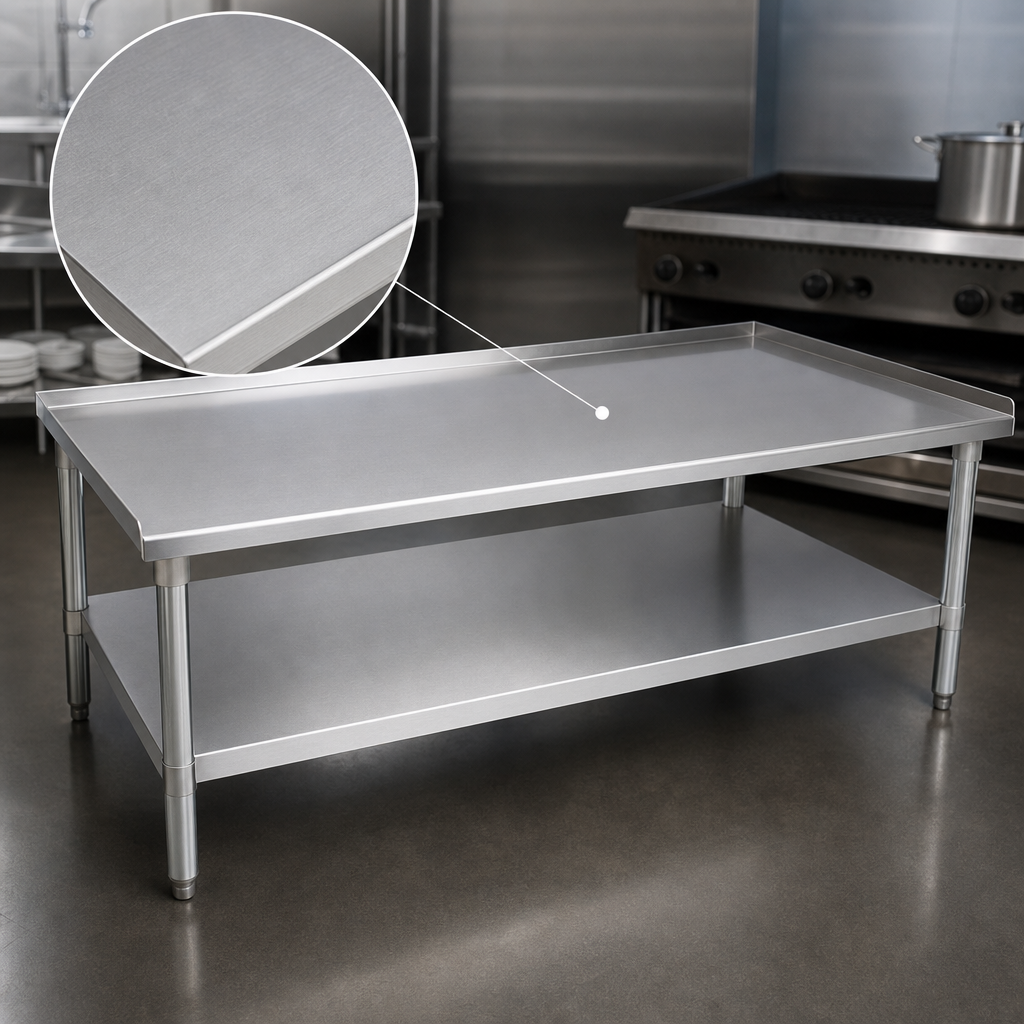 18-Gauge Stainless Steel Top