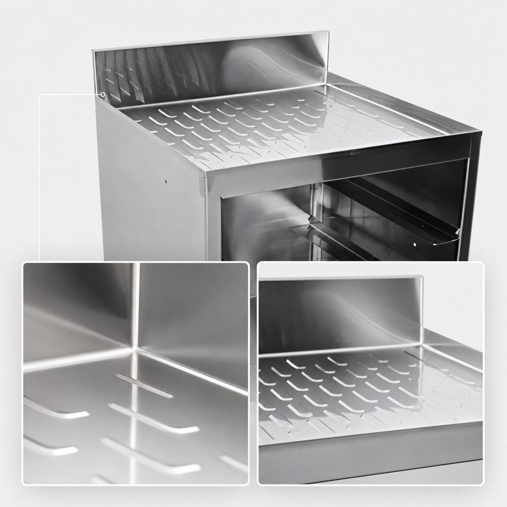 Seamless One-Piece Top and Backsplash