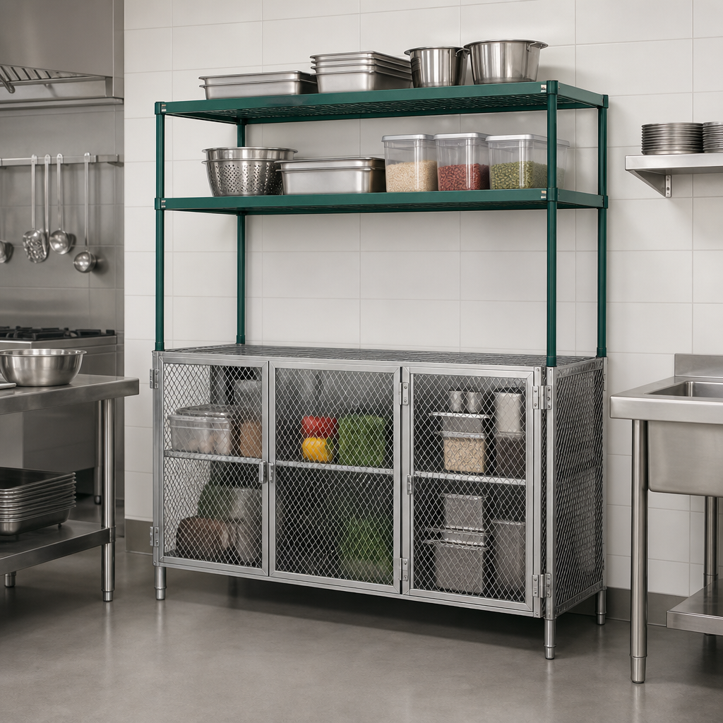 Two Overhead Shelves