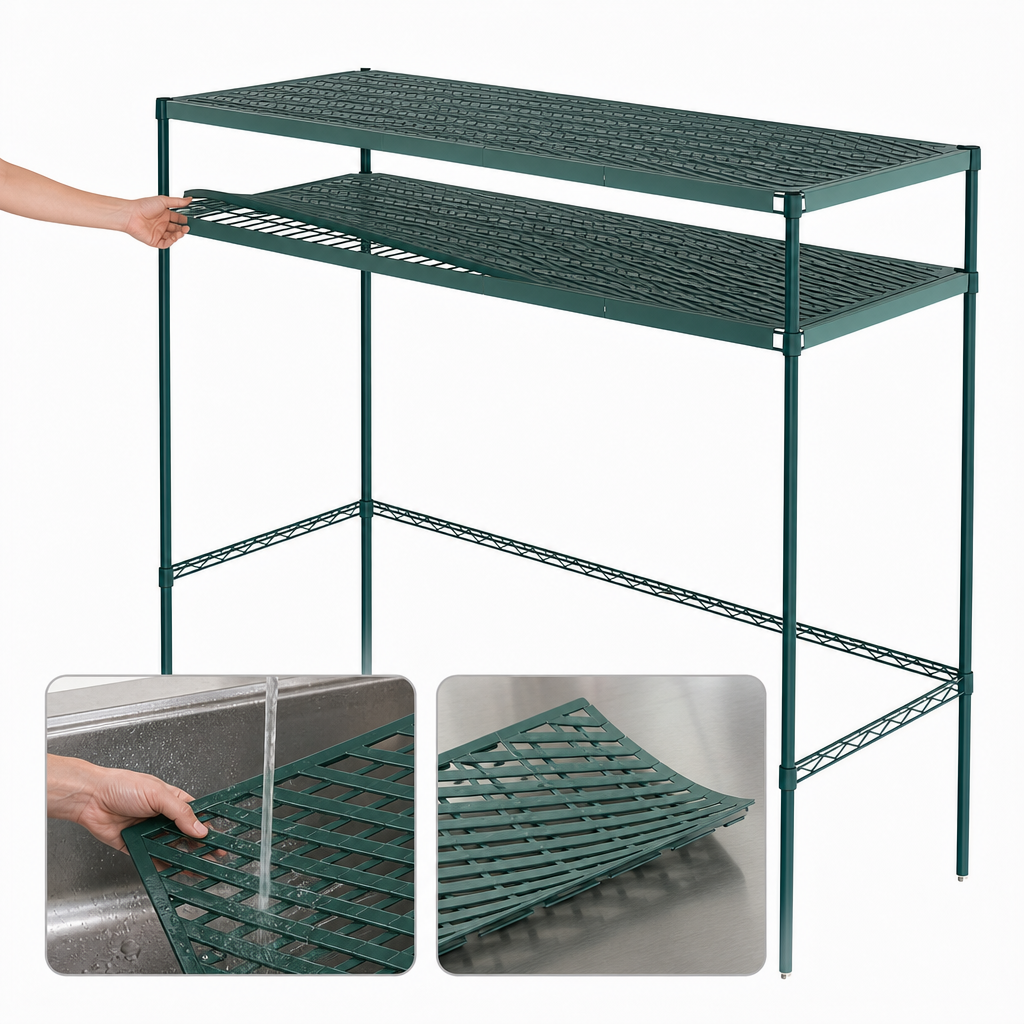 Removable Polymer Shelf Mat