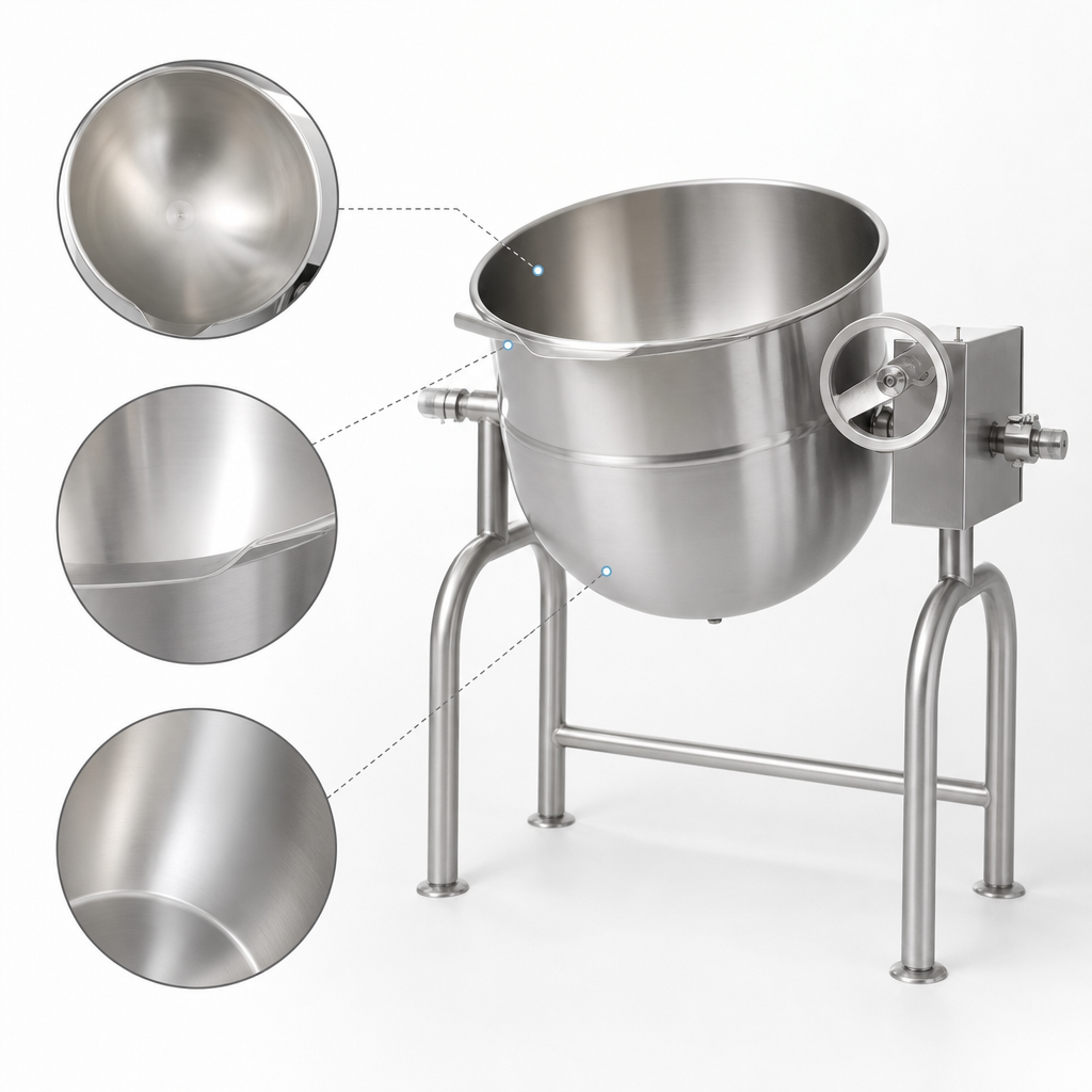 Seamless Deep-Drawn 304 Kettle Liner