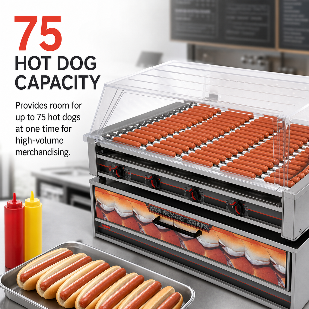 75 Hot Dog Capacity
