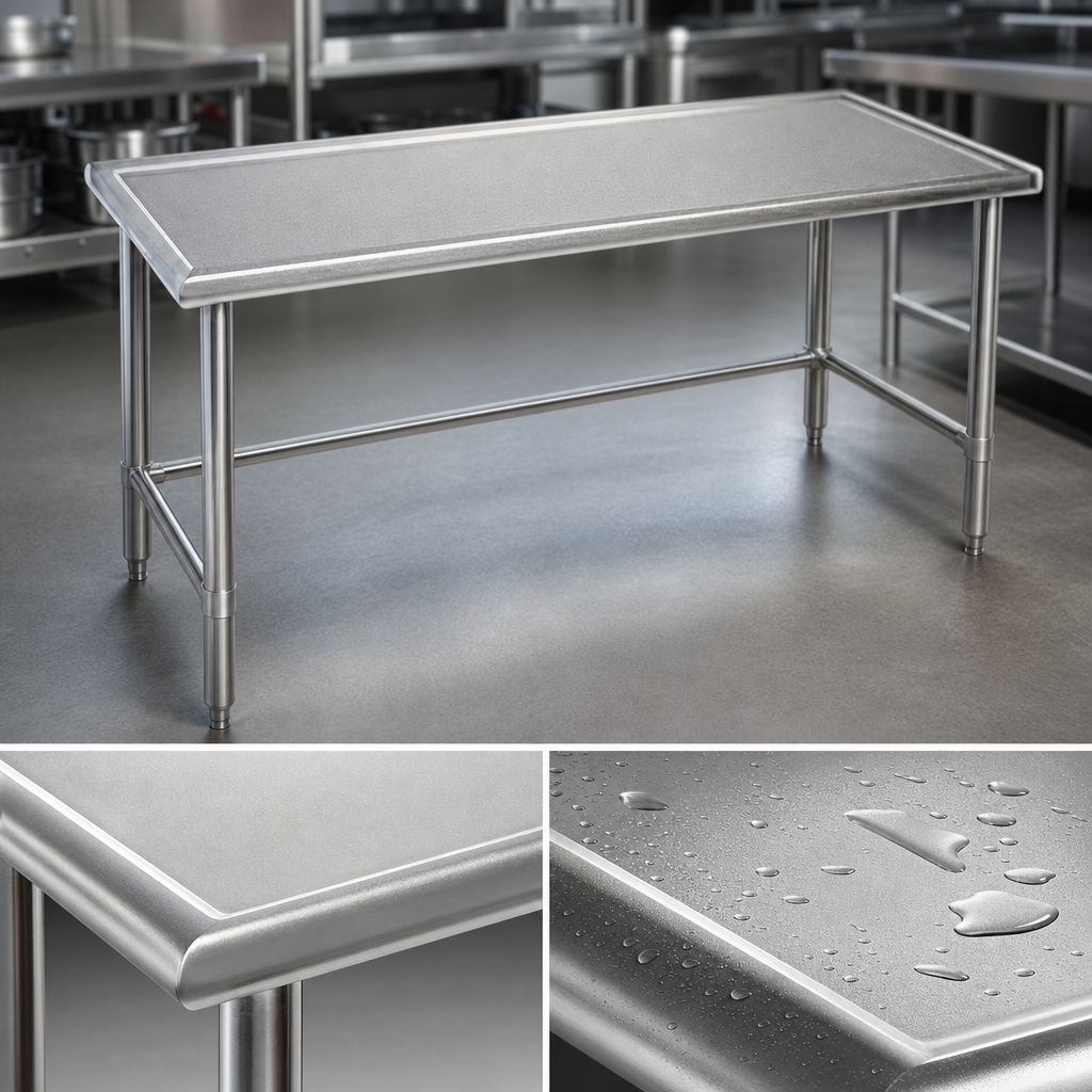 14-Gauge 300 Series Stainless Steel Top