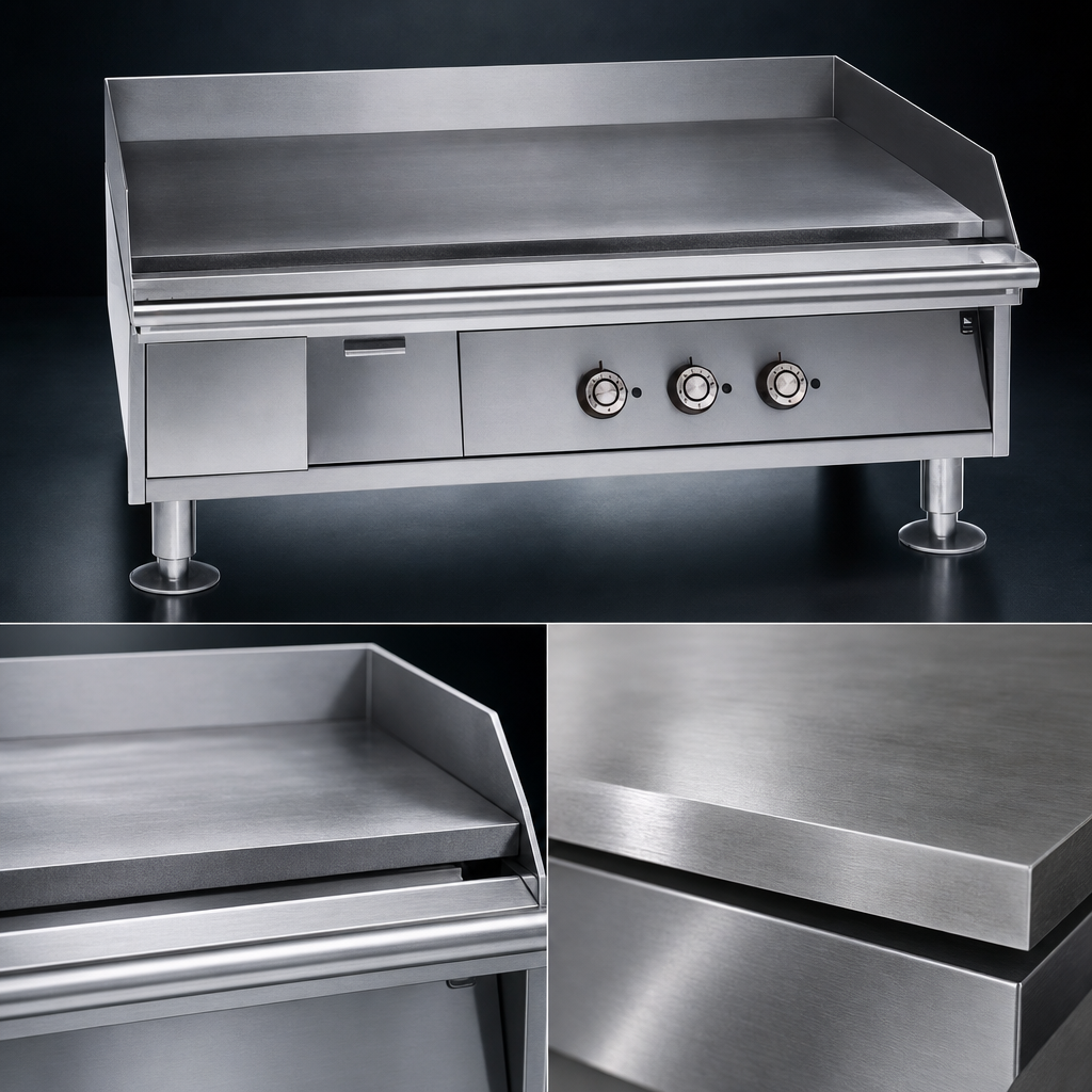 1-Inch Polished Griddle Plate