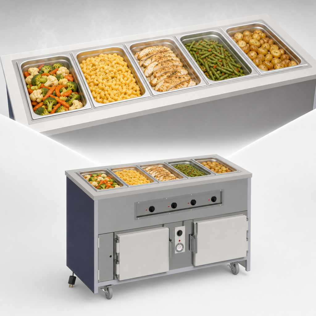 Five Hot Food Wells