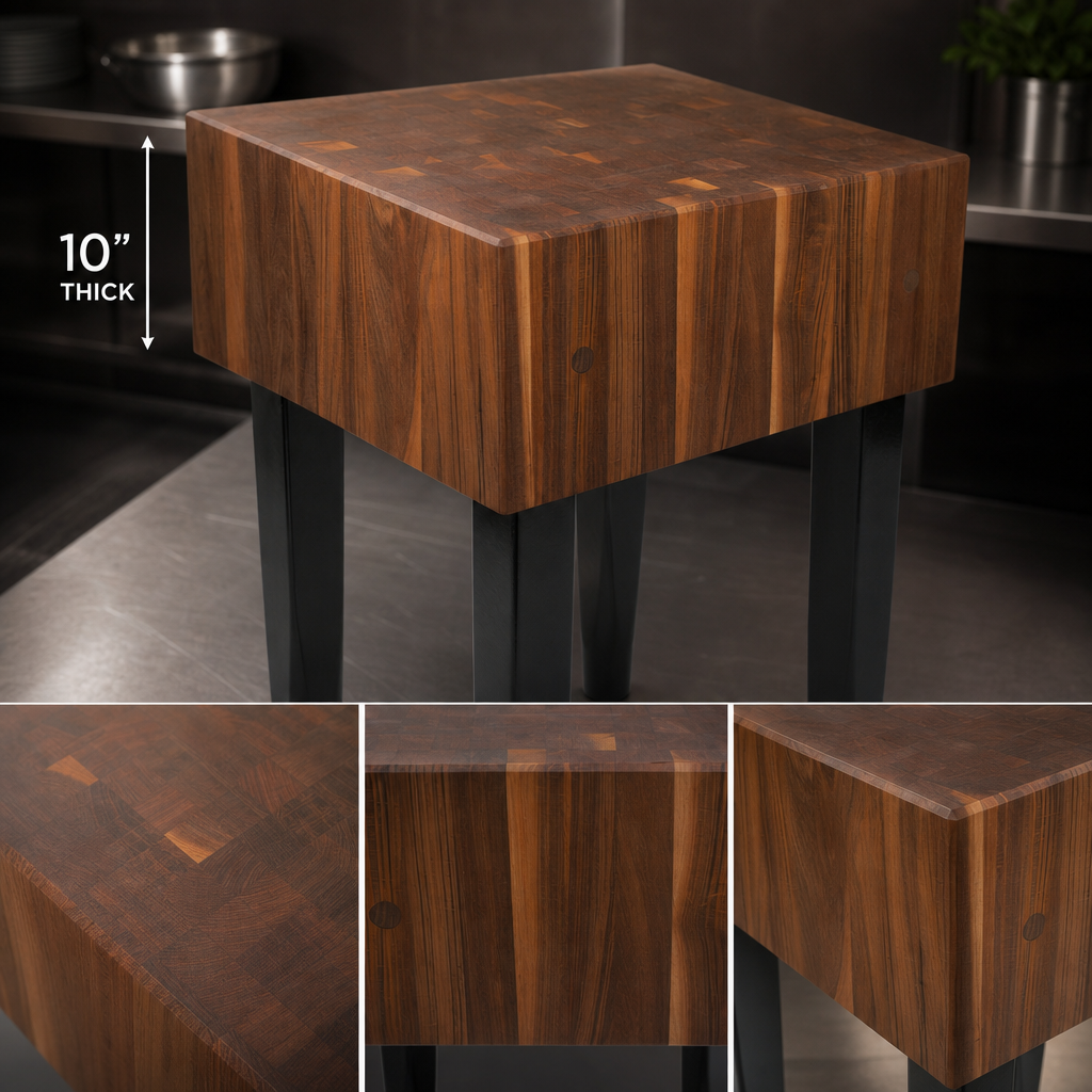 10-Inch Thick End Grain Top