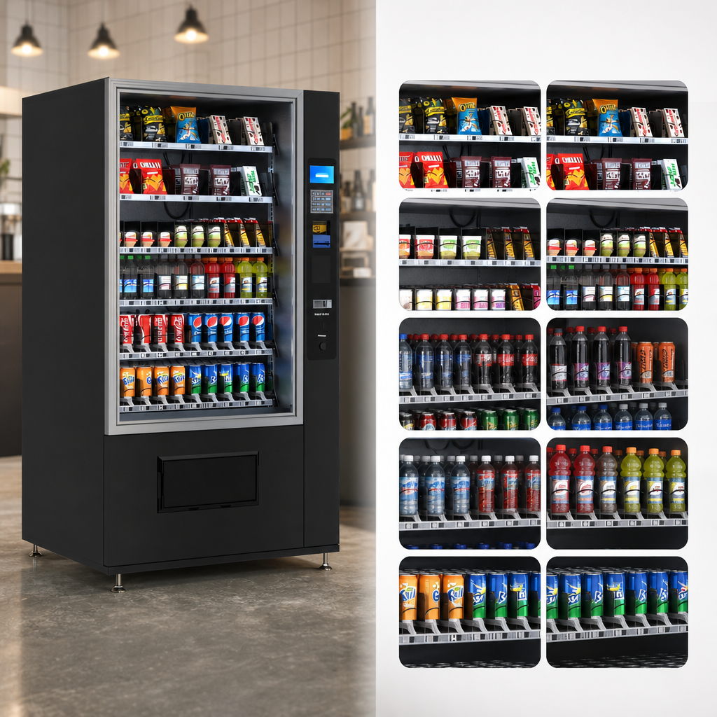 60-Slot Merchandising Capacity