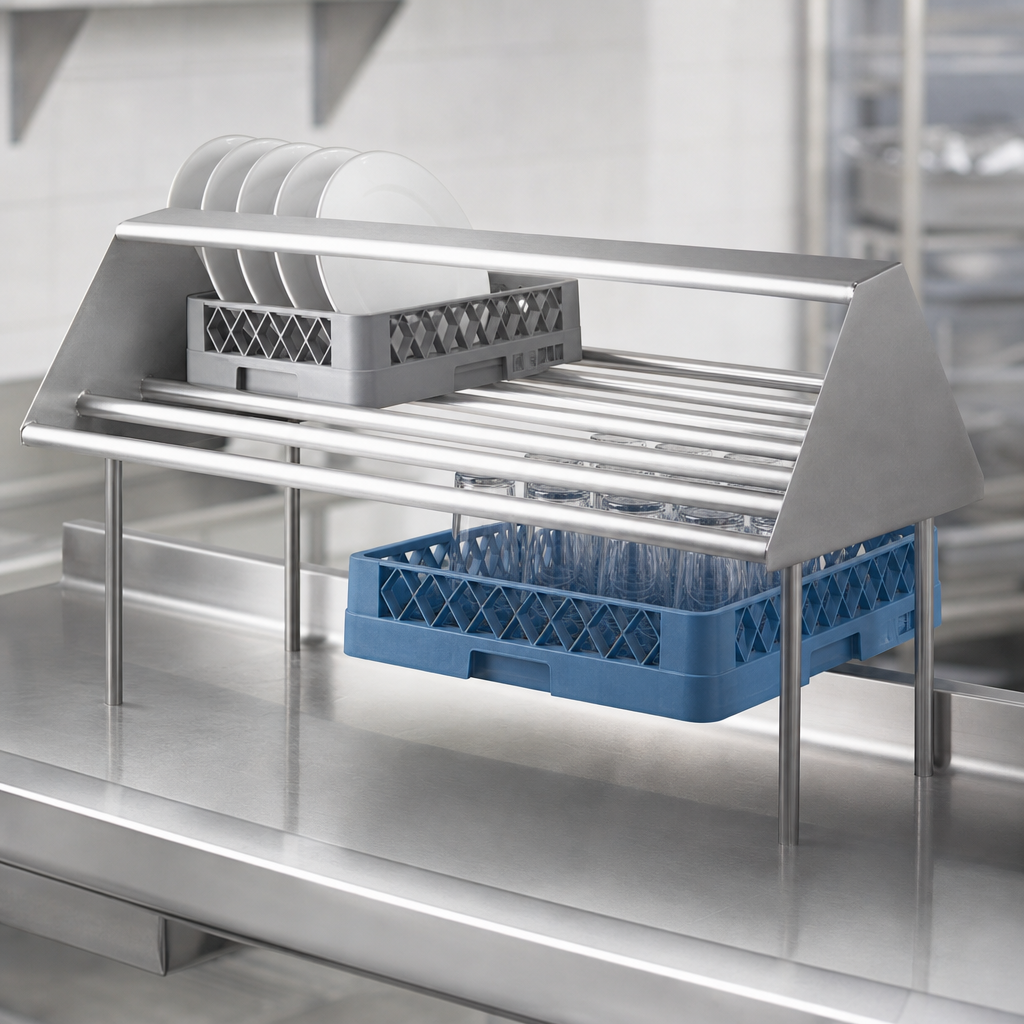 Double-Sided Sorting Shelf