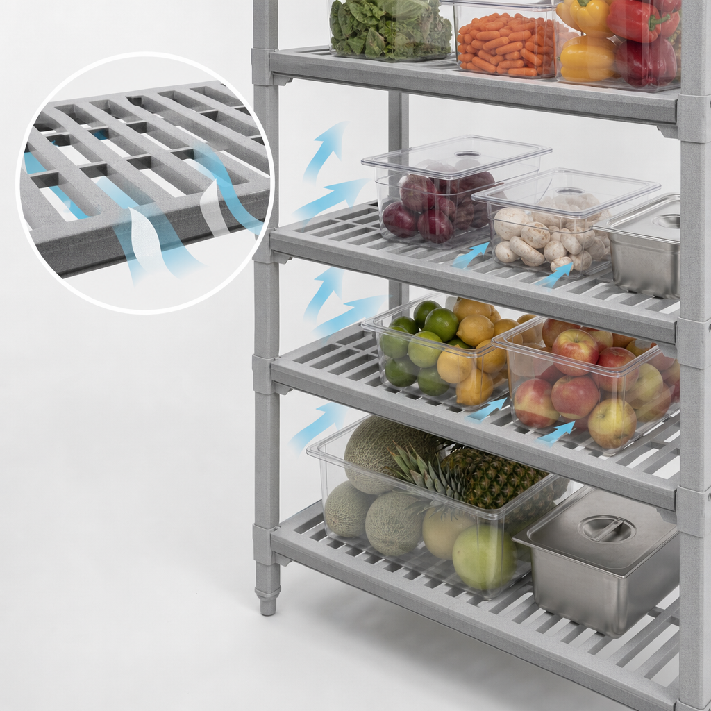 Vented Shelf Plates