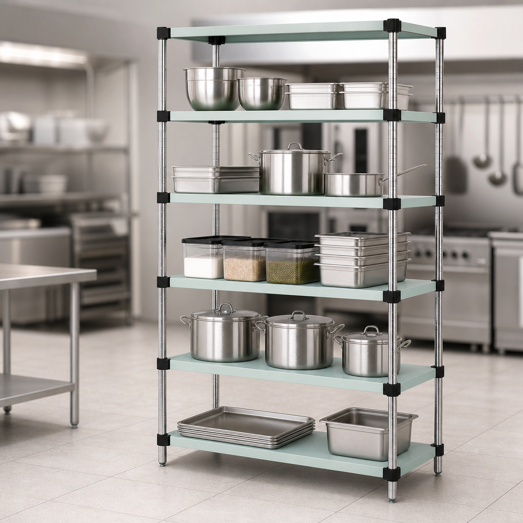 Five Solid Shelves
