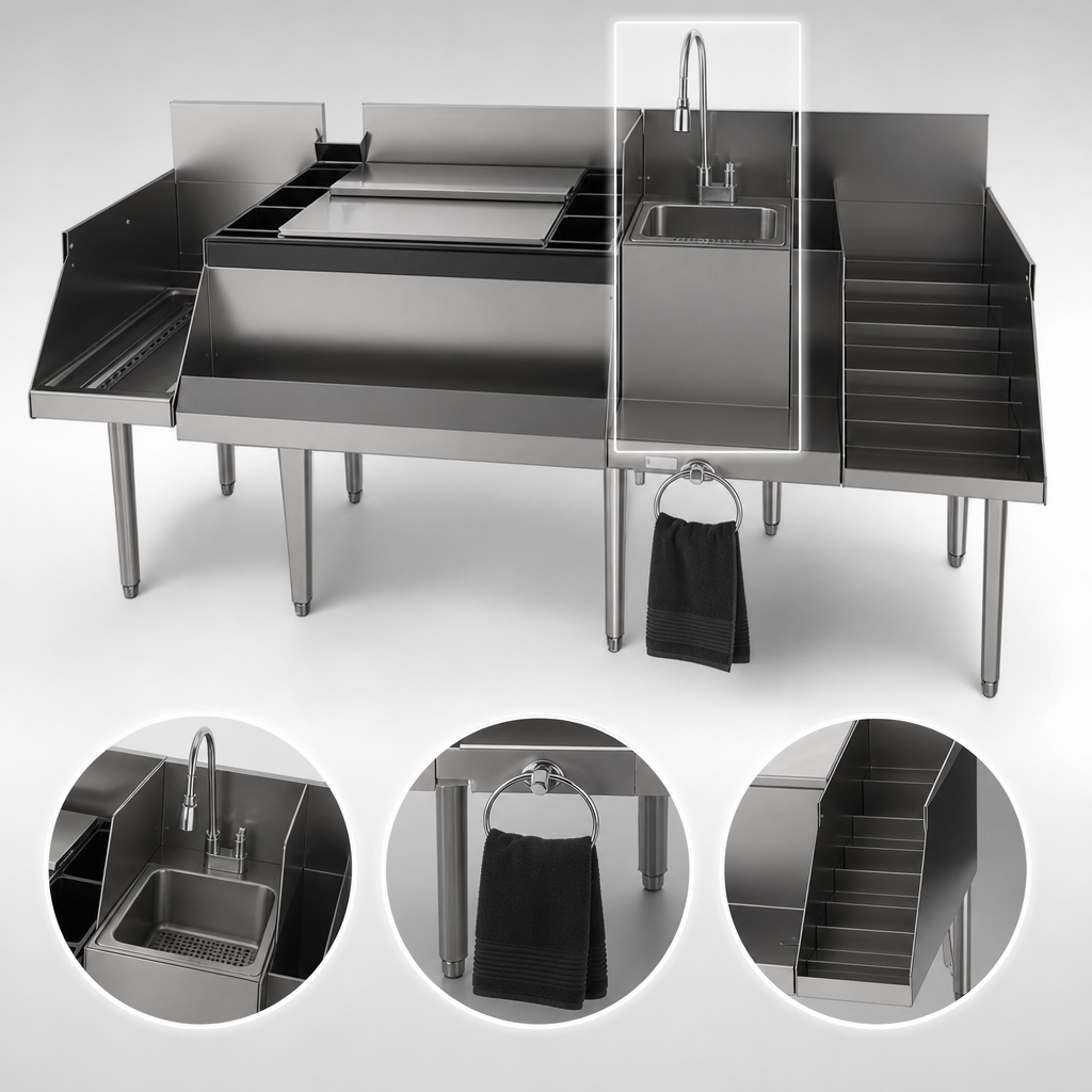 Blender Station with Sink