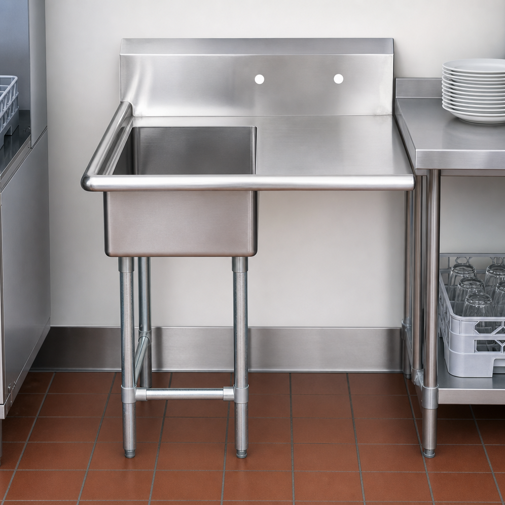 Left-Side Sink Configuration