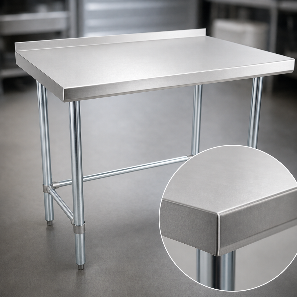 18-Gauge Stainless Steel Top