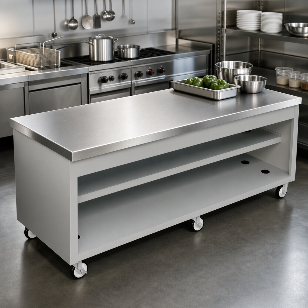 Solid Stainless Steel Top