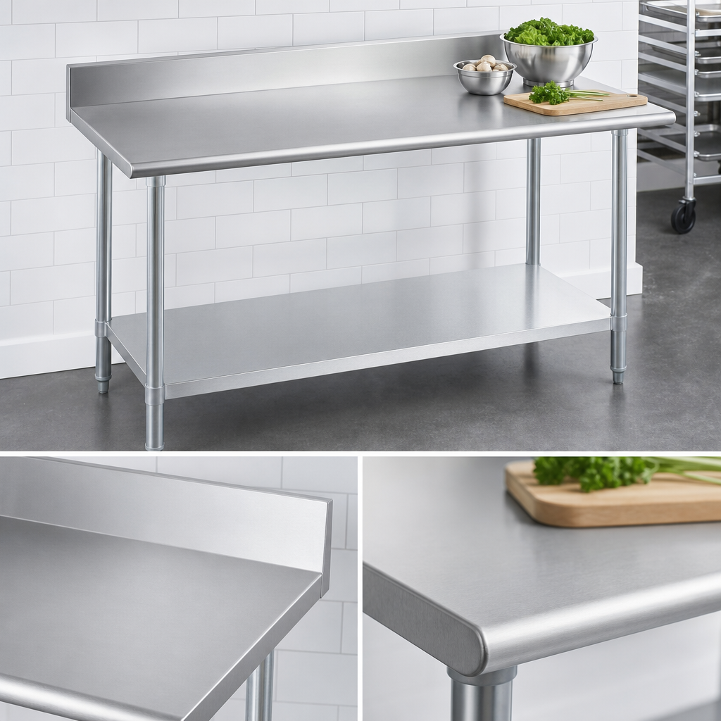 16-Gauge 400 Series Stainless Steel Top
