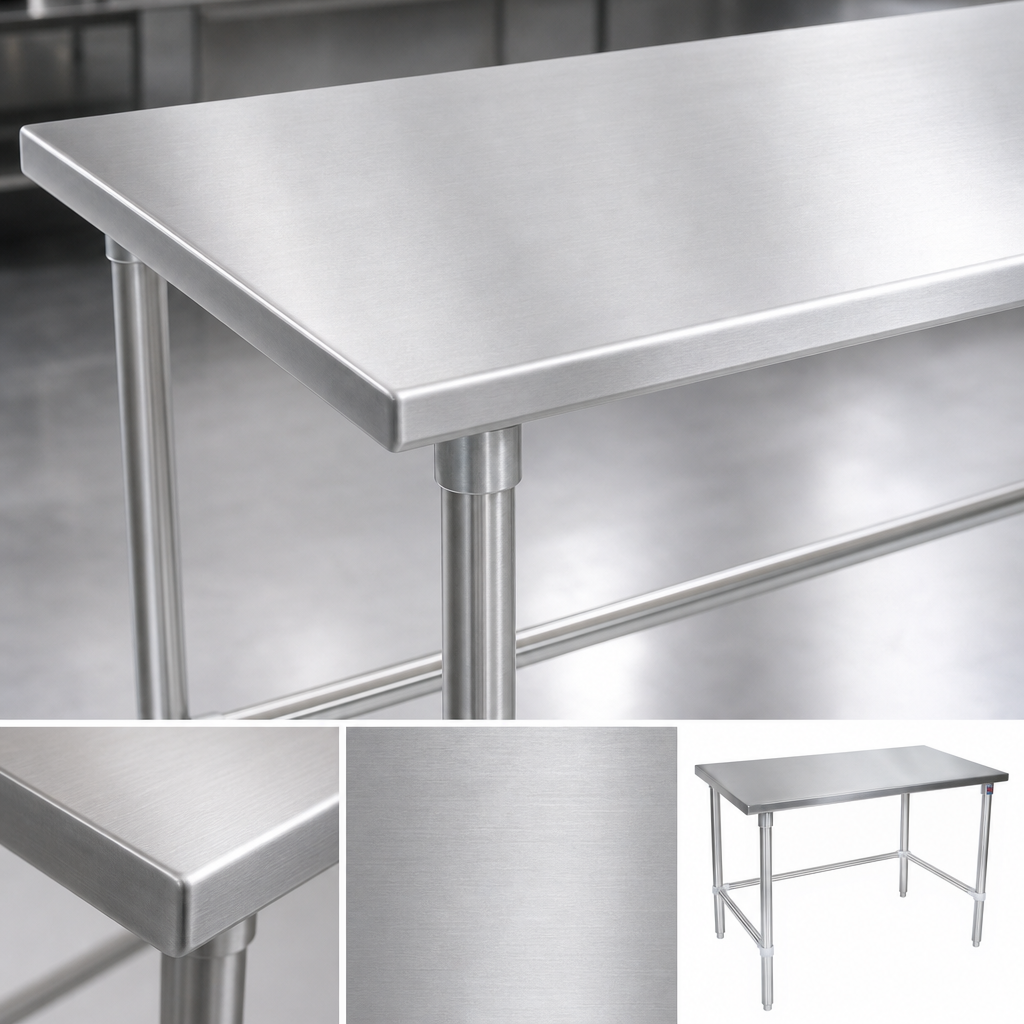 16-Gauge Type 300 Stainless Steel Top