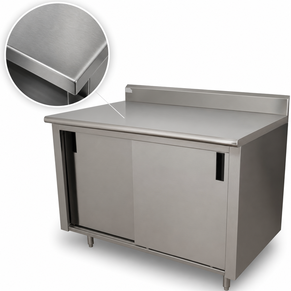 14-Gauge 304 Stainless Steel Top