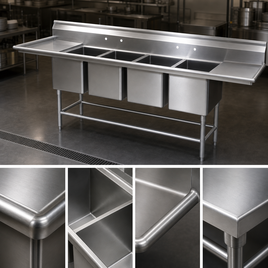 Heavy-Duty Stainless Steel Construction
