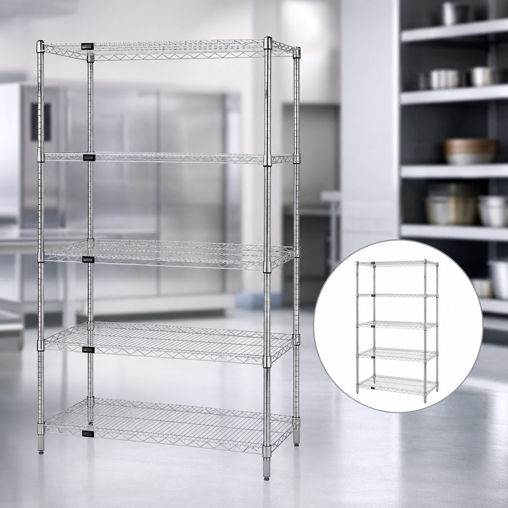 Five Shelves Included