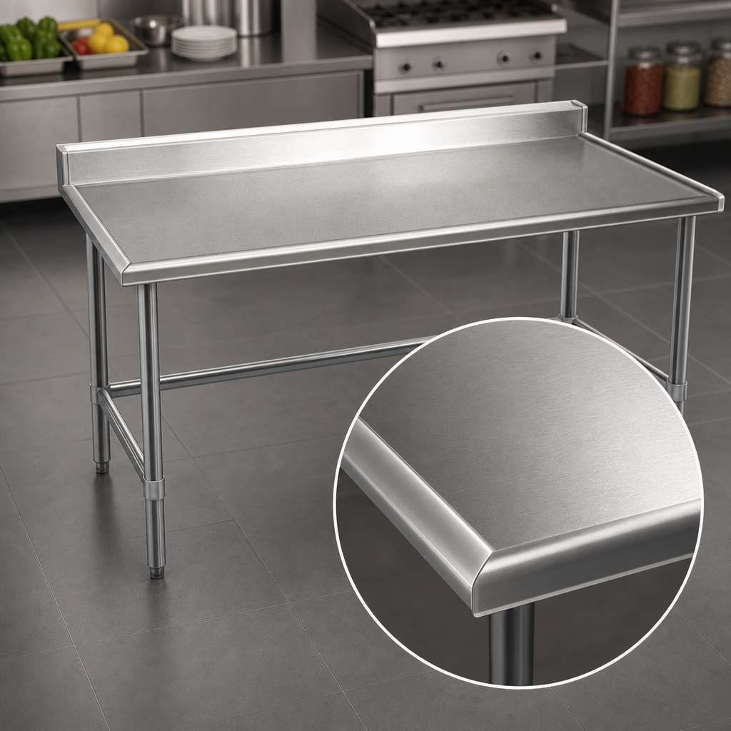 14-Gauge Stainless Steel Top