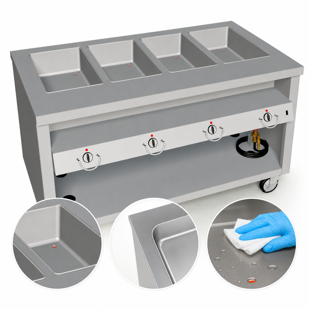 Sealed Hot Food Wells