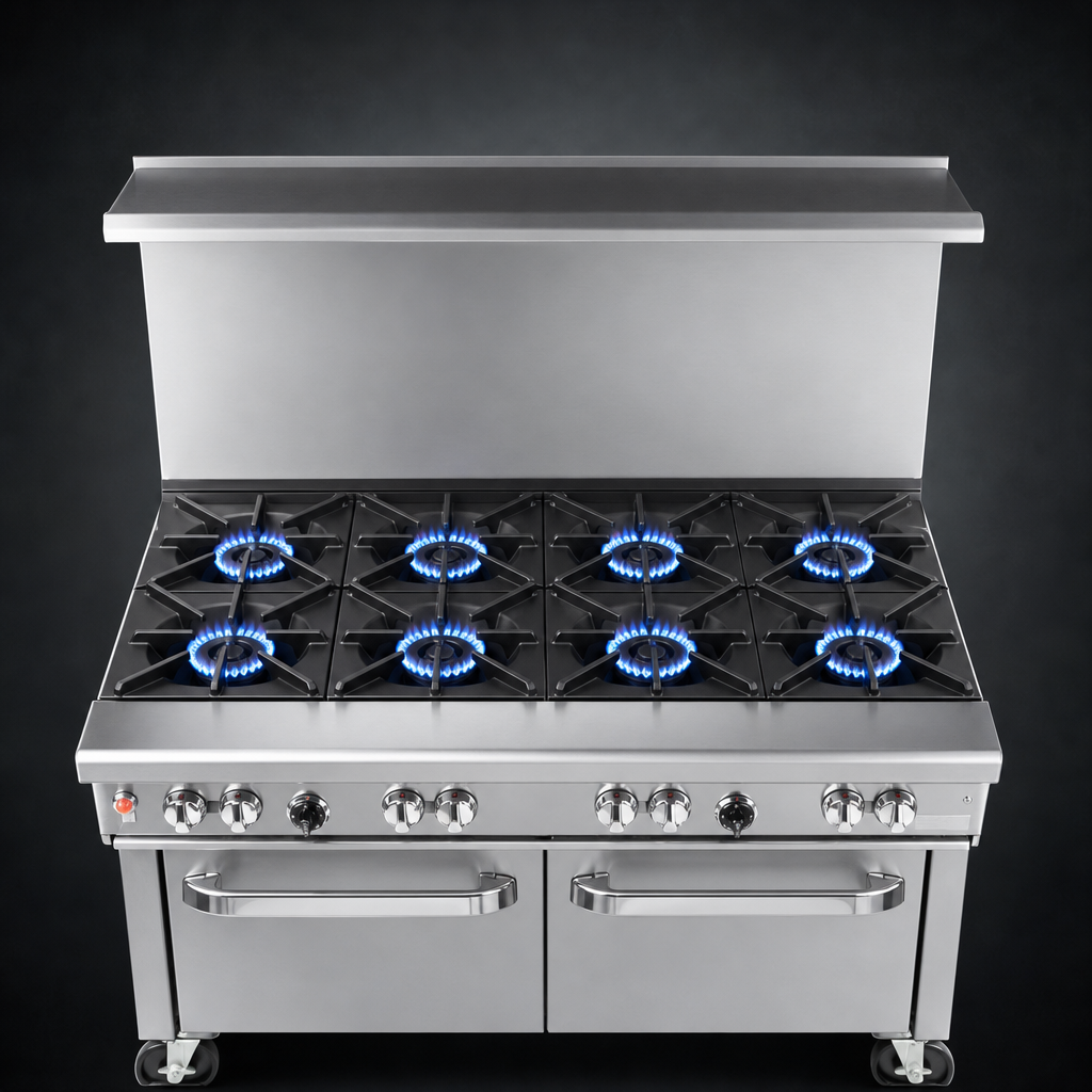 Eight Open Burners