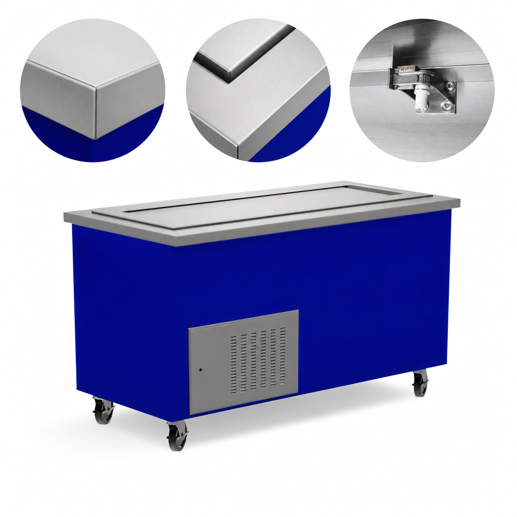 16-Gauge Stainless Steel Top
