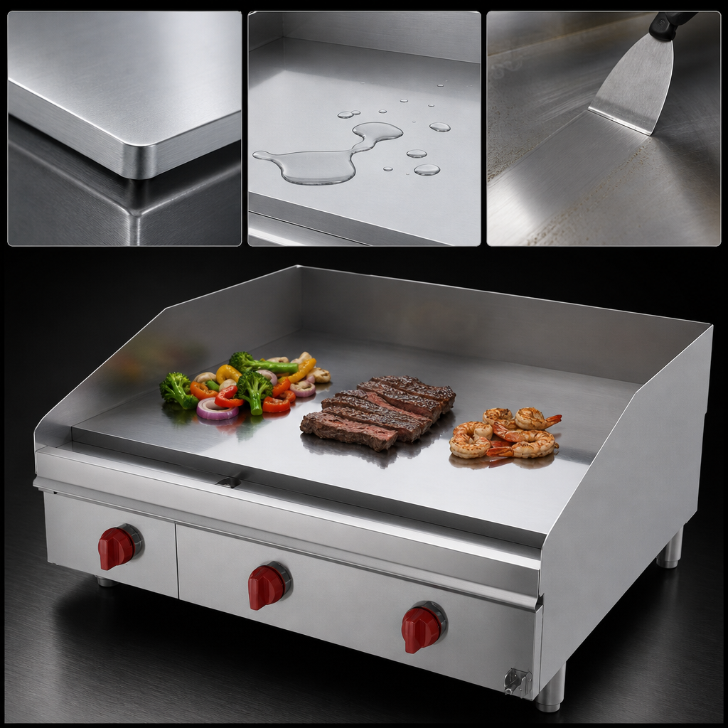 1-Inch Chrome Griddle Plate