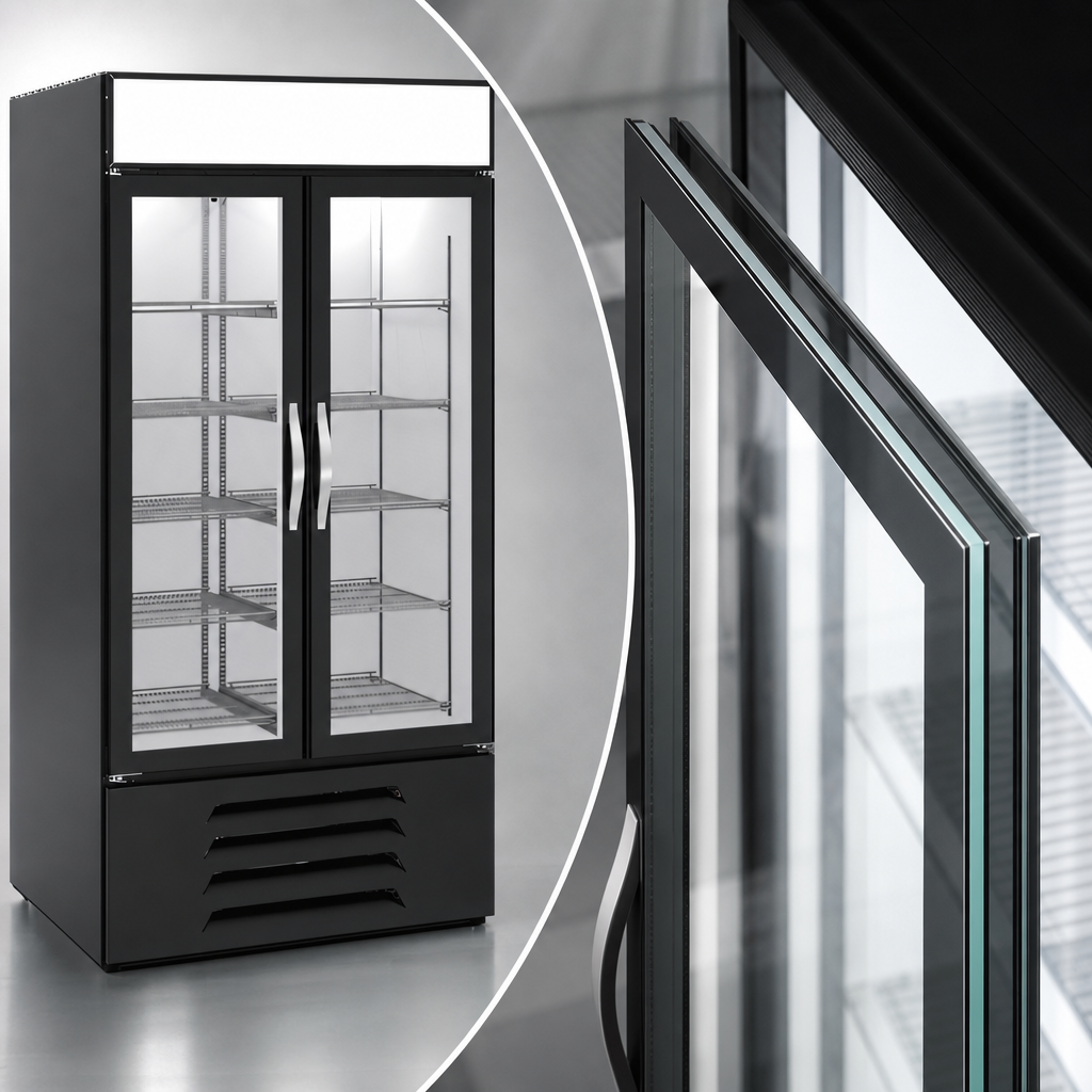 Triple-Pane Hinged Glass Doors