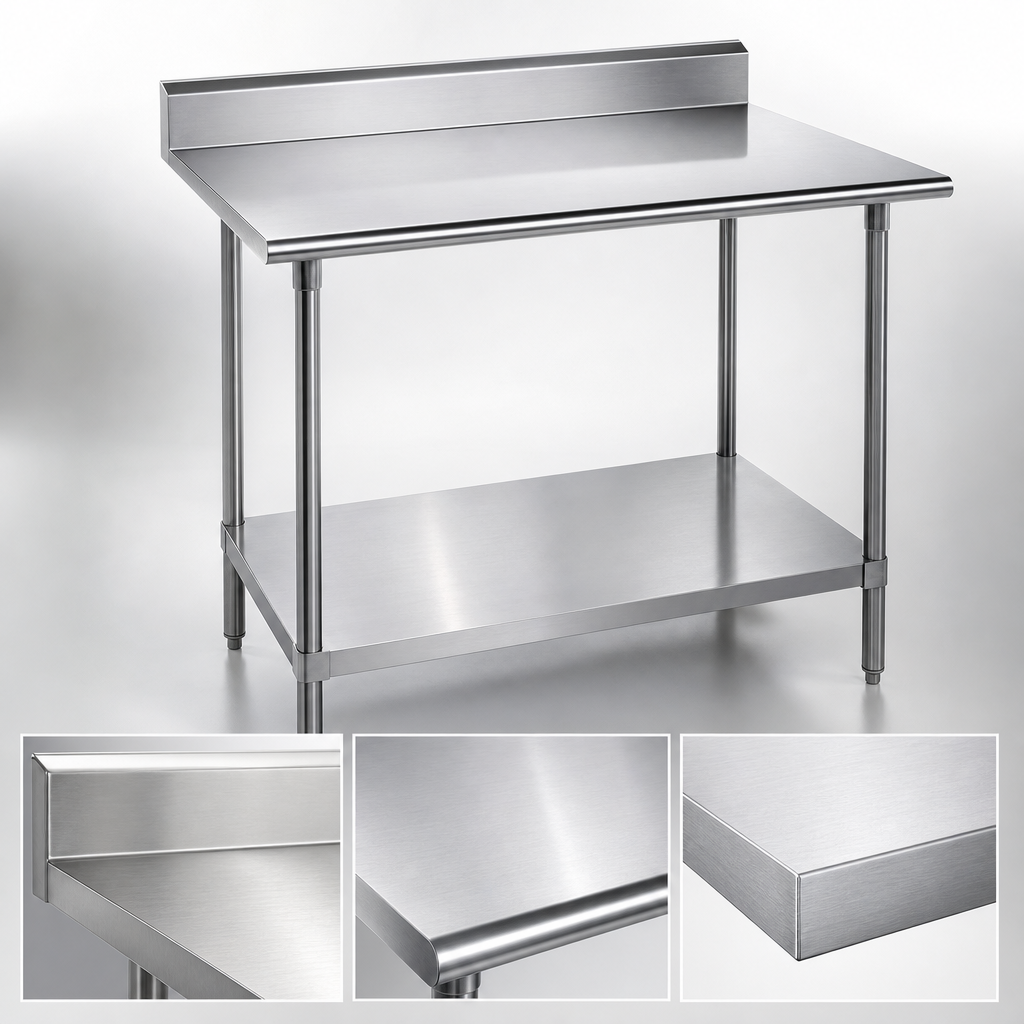 14 Gauge 304 Stainless Steel Top