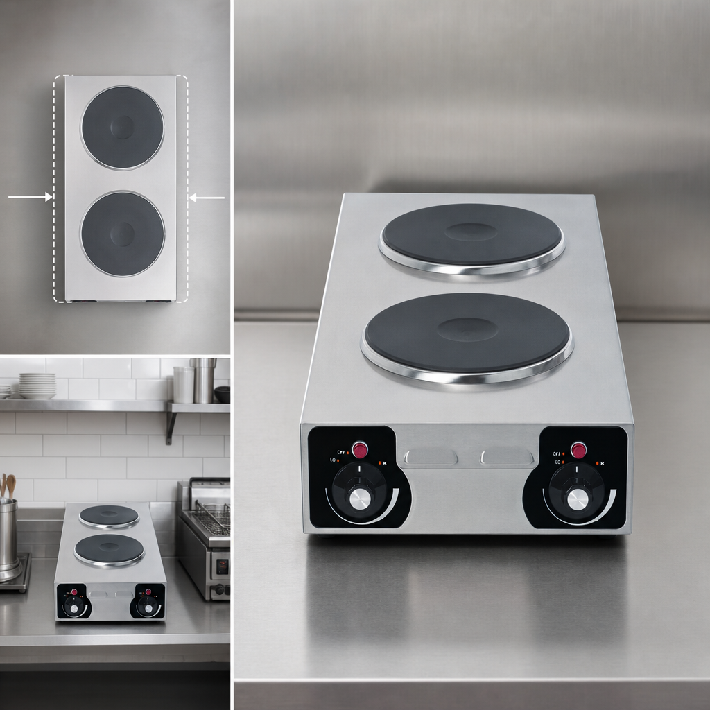 Vertical Double Burner Design