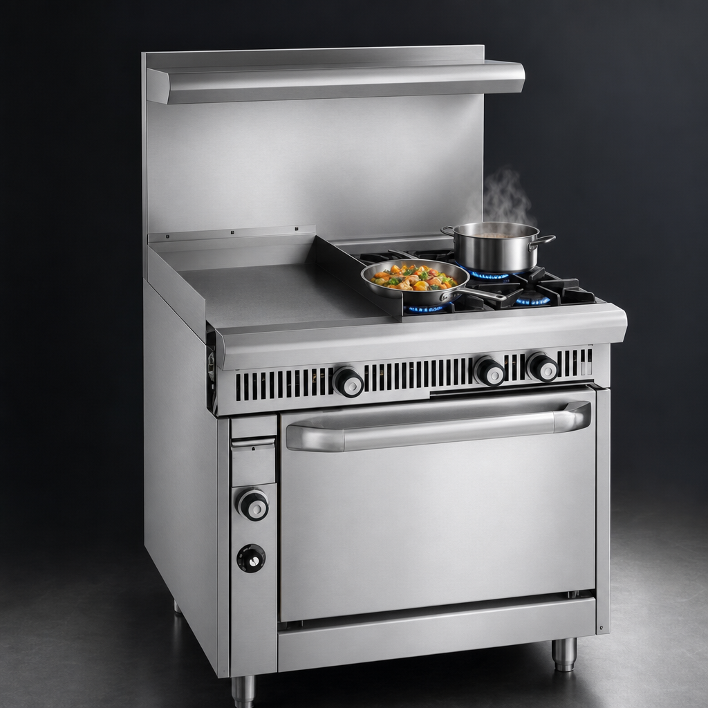 Two Open Burners